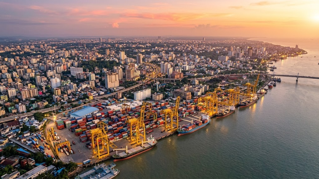Chittagong Port City - Bangladesh's main seaport and second largest city